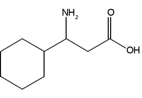 3-Amino-3-cyclohexylpropionicacid structure, CAS 129042-71-3