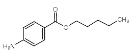 N-Amyl4-aminobenzoate structure, CAS 13110-37-7