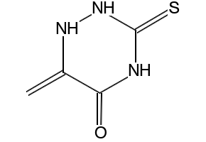 6-Aza-2-thiothymine structure, CAS 615-76-9