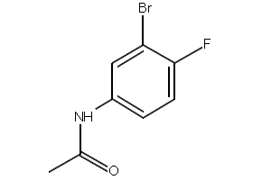 3'-Bromo-4'-fluoroacetanilide structure, CAS 1009-75-2