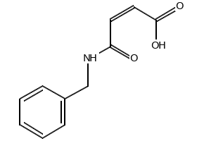 N-Benzylmaleamicacid structure, CAS 15329-69-8