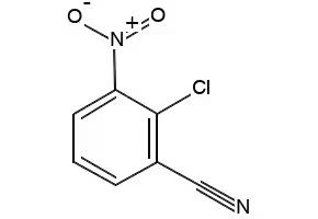 2-Chloro-3-nitrobenzonitrile structure, CAS 34662-24-3