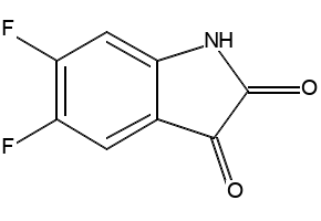 5,6-Difluoroindoline-2,3-dione structure, CAS 774-47-0