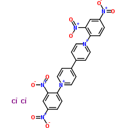 N,N'-Bis(2,4-dinitrophenyl)-4,4'-bipyridiniumdichloride structure, CAS 41168-79-0