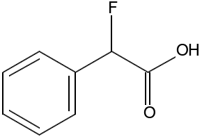 Alpha-Fluorophenylaceticacid structure, CAS 1578-63-8
