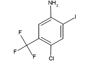 2-Nitro-4-chloro-5-(trifluoromethyl)aniline structure, CAS 167415-22-7
