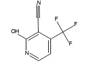 2-Hydroxy-4-(trifluoromethyl)pyridine-3-carbonitrile structure, CAS 1261268-77-2