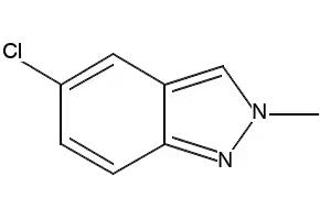 5-chloro-2-methyl-2H-indazole structure, CAS 541539-86-0