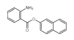 2-Aminobenzoicacidnaphthalen-2-ylester structure, CAS 63449-68-3