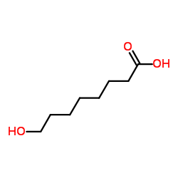 8-Hydroxyoctanoicacid structure, CAS 764-89-6