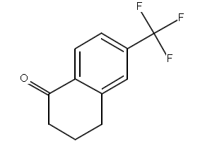 6-(Trifluoromethyl)-2,3,4-trihydronaphthalen-1-one structure, CAS 62620-71-7