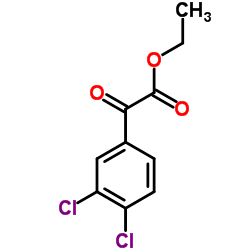 Ethyl3,4-dichlorophenylglyoxylate structure, CAS 34966-52-4