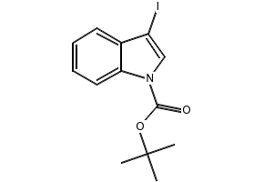 1-Boc-3-iodoindole structure, CAS 192189-07-4