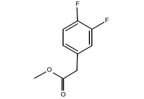 3,4-Difluorophenylaceticacidmethylester structure, CAS 210530-71-5