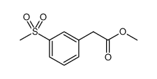 Methyl3-(Methylsulfonyl)phenylacetate structure, CAS 847150-07-6