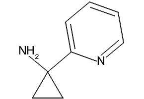 1-(2-Pyridyl)cyclopropylamine structure, CAS 503417-37-6