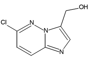 6-Chloroimidazo[1,2-b]pyridazine-3-methanol structure, CAS 675580-49-1