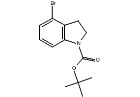 N-Boc-4-bromoindoline structure, CAS 885272-46-8