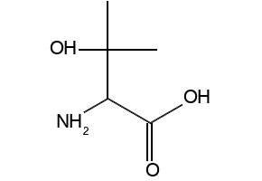 (R,S)-2-Amino-3-hydroxy-3-methylbutanoicacid structure, CAS 2280-28-6