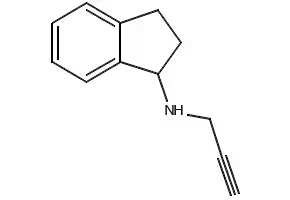 N-(2-Propynyl)-2,3-dihydroinden-1-amine structure, CAS 1875-50-9