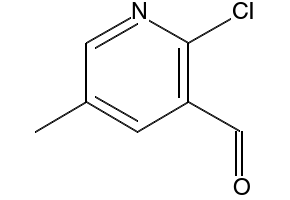 2-Chloro-5-methylpyridine-3-carbaldehyde structure, CAS 92444-99-0