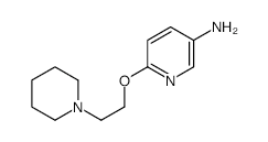 6-(2-Piperidylethoxy)-3-pyridylamine structure, CAS 561277-09-6