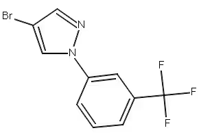 1-phenyl-3-(trifluoromethyl)pyrazole-4-carboxylicacid structure, CAS 142818-01-7
