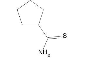 Aminocyclopentylmethane-1-thione structure, CAS 42202-73-3