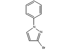 3-bromo-1-phenylpyrazole structure, CAS 50877-46-8
