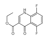 ethyl5,8-difluoro-4-oxohydroquinoline-3-carboxylate structure, CAS 185011-67-0