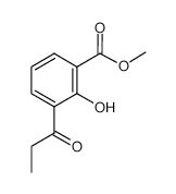 Methyl2-Hydroxy-3-propionylbenzoate structure, CAS 88466-30-2