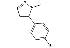 5-(4-Bromophenyl)-1-methylimidazole structure, CAS 136350-71-5