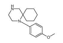 1-(1,4-Diazaspiro[5.5]undecyl)-4-methoxybenzene structure, CAS 893746-75-3