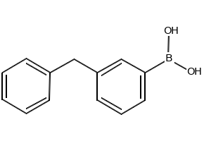 3-benzylbenzenebronicacid structure, CAS 173394-24-6