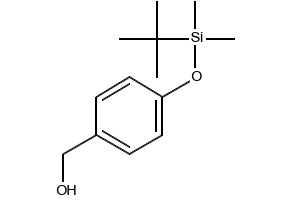 [4-(1,1,2,2-tetramethyl-1-silapropoxy)phenyl]methan-1-ol structure, CAS 138585-08-7