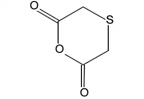Thiodiglycolicanhydride structure, CAS 3261-87-8