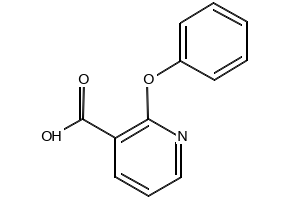2-Phenoxynicotinicacid structure, CAS 35620-71-4