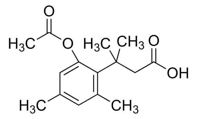 2-Acetoxy-3-naphthoicacidanilide structure, CAS 1163-67-3
