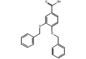 3,4-Bis(benzyloxy)benzoicacid structure, CAS 1570-05-4