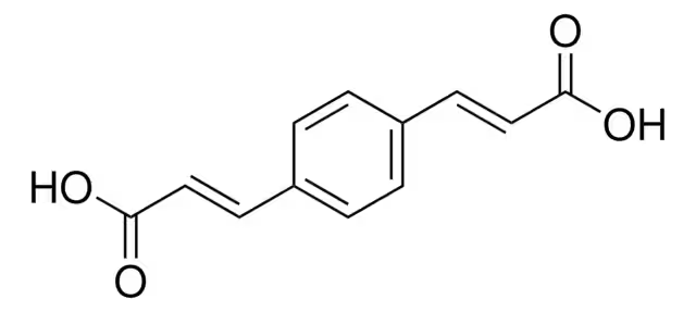 1,4-Benzenediacrylicacid structure, CAS 16323-43-6