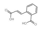 2-Carboxycinnamicacid structure, CAS 612-40-8