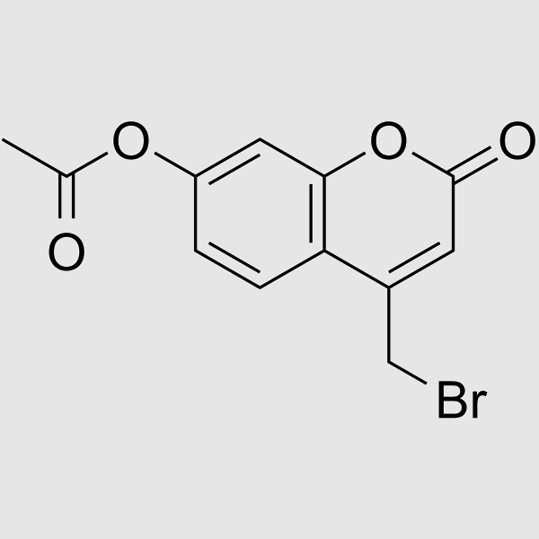 4-Bromomethyl-7-acetoxy-coumarin structure, CAS 2747-04-8