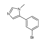 5-(3-Bromophenyl)-1-methylimidazole structure, CAS 1218910-50-9