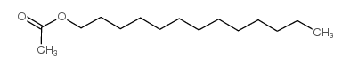 Aceticacidtridecylester structure, CAS 1072-33-9