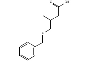 4-Benzyloxy-3-methylbutyricacid structure, CAS 132437-90-2