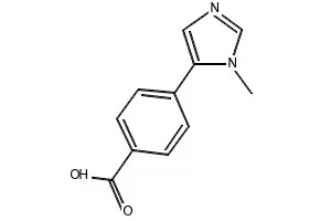 4-(1-Methyl-5-imidazolyl)benzoicAcid structure, CAS 305806-38-6