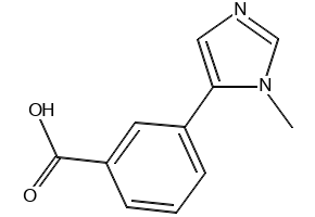 3-(1-Methyl-5-imidazolyl)benzoicAcid structure, CAS 1261269-06-0