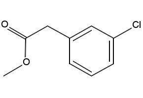 Methyl3-chlorophenylacetate structure, CAS 53088-68-9
