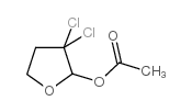 3,3-Dichlorotetrahysro-2-furanolacetate structure, CAS 141942-52-1