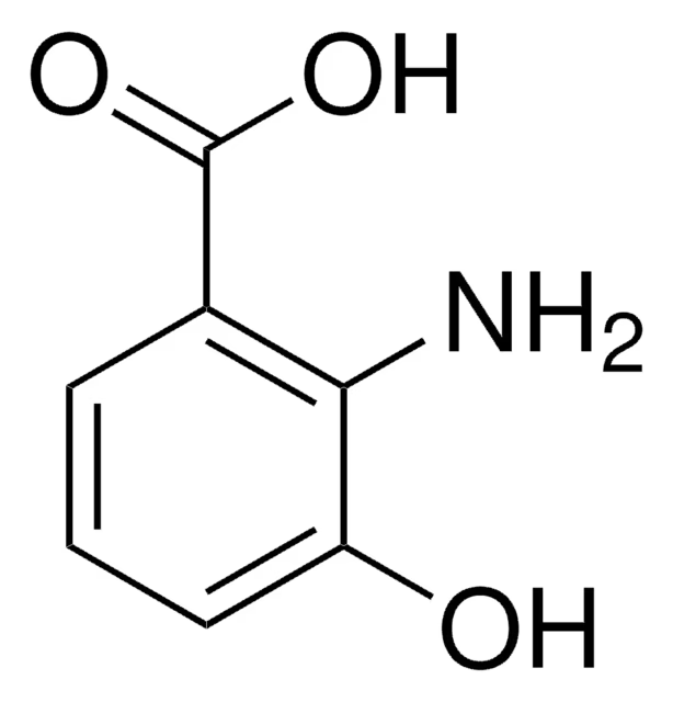 2-Amino-3-hydroxybenzoicacid structure, CAS 548-93-6